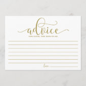 Conseil d'or pour la maman pour être calligraphie (Devant)