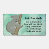 Conseil d'un Mat de bureau Koala (Recto)