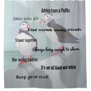 Conseil d'un rideau de douche Puffin Design