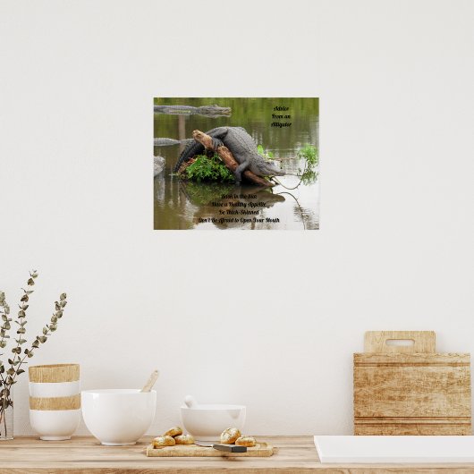 Conseil D'Une Affiche D'Alligator (Cuisine)
