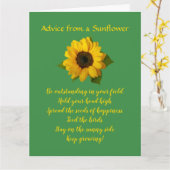 Conseil d'une carte de voeux de design de tourneso (Fleur jaune)