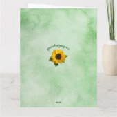 Conseil d'une carte de voeux de design de tourneso (Dos)