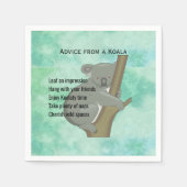 Conseil d'une serviette en papier Koala Design (Devant)