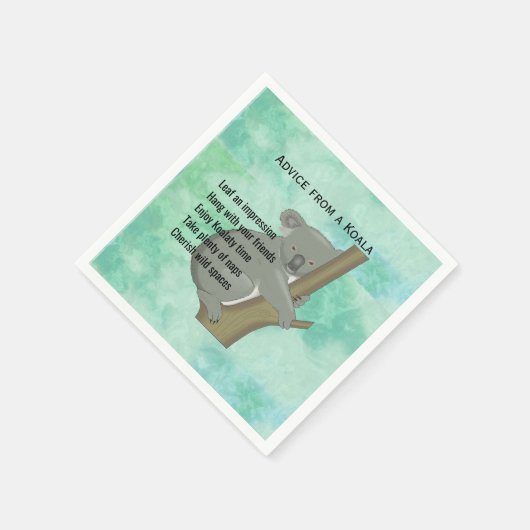 Conseil d'une serviette en papier Koala Design (Coin)