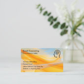 Conseil en santé mentale Carte de visite moderne (Debout devant)