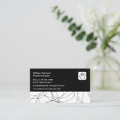 Conseil en santé mentale Carte de visite moderne (Debout devant)