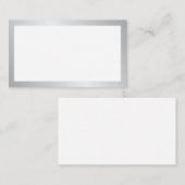 Conseil et souhaits de Mariage blanc et argent (Devant / Derrière)