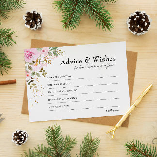 Conseil et souhaits rose cool pour la carte de mar