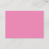 Conseil Félicitations, Félicitations, carte blanche rose (Dos)
