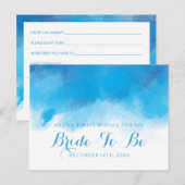 Conseil Fête des mariées Mariage d'été Blue Waterc (Devant / Derrière)