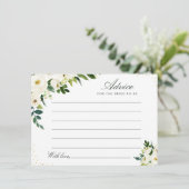 conseil floral blanc ivoire aquarelle (Debout devant)