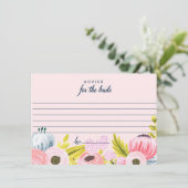 Conseil floral romantique pour les cartes de marié (Debout devant)