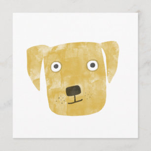 Conseil Golden Labrador Retriever Dog Carte d'anniversaire