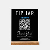 Conseil Jar Venmo QR Code noir (Recto)