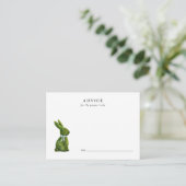Conseil Jolie carte de conseils pour bébé lapin en aquarel (Debout devant)