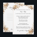 Conseil mariage Bon Voeux Sucre Candy Roses<br><div class="desc">Jolies cartes mariages pour que vos invités ajoutent leurs conseils et leurs voeux. Quelle jolie façon de se souvenir de votre journée spéciale. Belles bonbons à sucre en ivoire crémeux avec une touche de fuzz de pêche.</div>