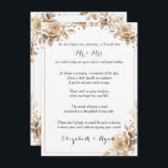 Conseil mariage Bon Voeux Sucre Candy Roses<br><div class="desc">Jolies cartes mariages pour que vos invités ajoutent leurs conseils et leurs voeux. Quelle jolie façon de se souvenir de votre journée spéciale. Belles bonbons à sucre en ivoire crémeux avec une touche de fuzz de pêche.</div>