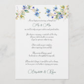 Conseil mariage Bonne volonté Aquarelle Bleu (Devant)