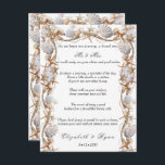 Conseil mariage Bonne volonté Coquillages Perles<br><div class="desc">Jolies cartes mariages pour que vos invités ajoutent leurs conseils et leurs voeux. Quelle jolie façon de se souvenir de votre journée spéciale. Beaux Coquillages,  Starfish,  Perles et bois flotté frontière pour votre mariage de bord de mer ou d'île tropicale.</div>