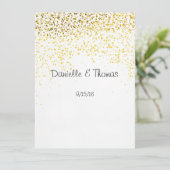 Conseil mariage, Élégant, Gold Confetti (Debout devant)
