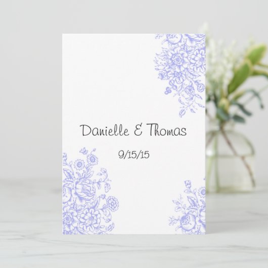 Conseil mariage, Fleurs Lavande Commentaire (Debout devant)