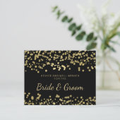Conseil mariage Gold Foil Look Confetti (Debout devant)
