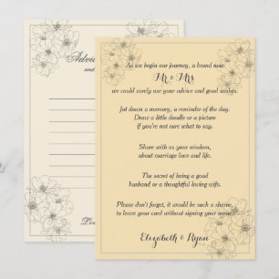 Conseil mariage Wives Love and Life Advice Card