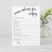 Conseil minimal simple | Carte de conservation Wif (Debout devant)