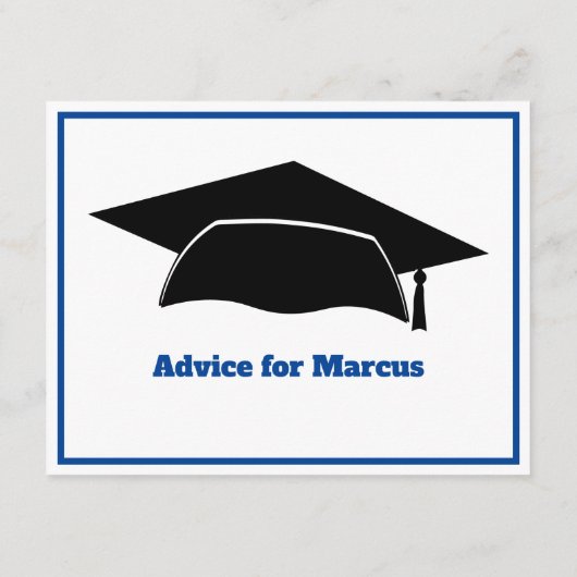 Conseil Moderne Souhaite Party Blue Graduation (Dos)