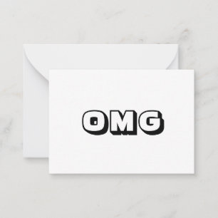 Conseil Oh mon Dieu, mon Dieu, carte blanche noire moderne