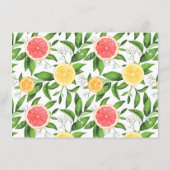 Conseil Oranges et pamplemousses Baby Predictions Carte de (Dos)