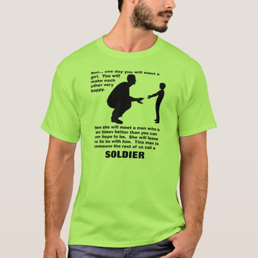 Conseil Paternel Soldier Pride Funny T-shirt (Devant)