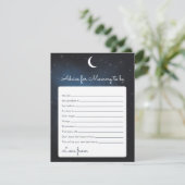 Conseil pour la carte de jeu de Baby shower à veni (Debout devant)