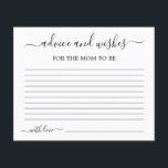 Conseil pour la carte Maman à être<br><div class="desc">Conseil pour la carte Maman to Be minimalist</div>