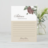 Conseil pour la carte or florale Burgundy Blush de (Debout devant)