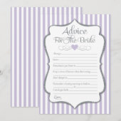 Conseil Pour La Fête des mariées Lilac Lavande Mar (Devant / Derrière)