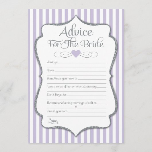 Conseil Pour La Fête des mariées Lilac Lavande Mar (Devant)