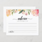 Conseil pour la fête du Baby shower de la carte à  (Devant / Derrière)