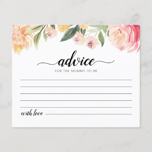 Conseil pour la fête du Baby shower de la carte à  (Devant)