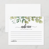 Conseil pour la fête du Baby shower de la carte à (Devant / Derrière)