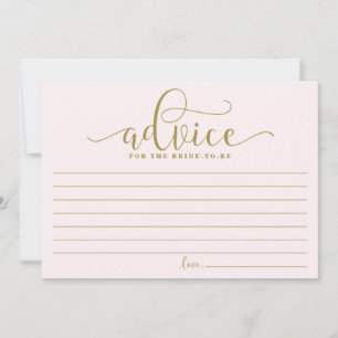 Conseil pour la mariée   Calligraphie or et rose
