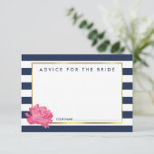 Conseil pour la mariée | Navy Stripe & Pony Rose (Debout devant)