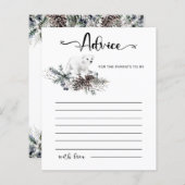 Conseil pour les parents à être carte (Devant / Derrière)