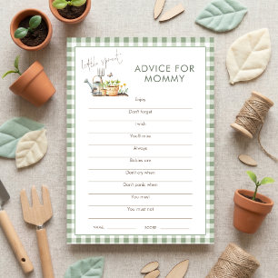 Conseil pour Maman Jeu de Baby Shower carte Little