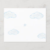 Conseil pour maman Teddy Bear Carte Baby shower Bl (Dos)