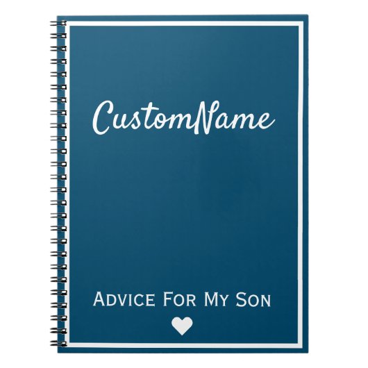 Conseil Pour Mon Fils Journal (Devant)