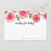 Conseil Provence Rose | Voeux pour carte bébé (Devant)