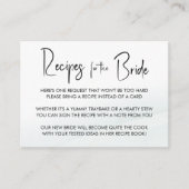 Conseil Recette Demander Fête des mariées Laver Vert Carte (Devant)