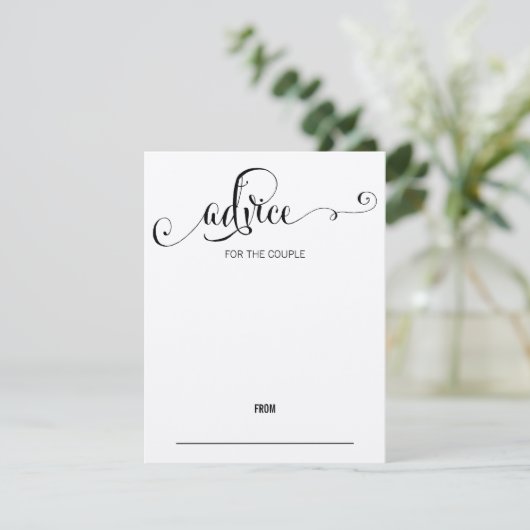 Conseil Rustique moderne Nous faisons Script Mariage carte (Debout devant)