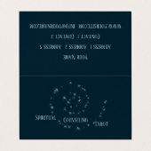Conseil spirituel - Carte de visite (Extérieur déplié)